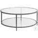 Metal Designs St Laurent Claret Round Cocktail Table