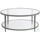 Metal Designs St Laurent Claret Round Cocktail Table
