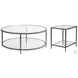 Metal Designs St Laurent Claret Round Cocktail Table