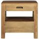 Maderia Walnut 2 Drawer Nightstand