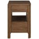 Maderia Walnut 2 Drawer Nightstand
