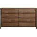 Maderia Walnut 8 Drawer Dresser