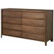 Maderia Walnut 8 Drawer Dresser