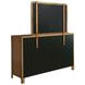 Maderia Walnut 8 Drawer Dresser With Mirror