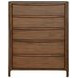 Maderia Walnut 5 Drawer Chest