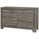 Wright Brown Oak 6 Drawer Dresser