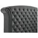 Melody Grey King Upholstered Panel Bed