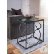Metal Designs St Laurent Ellipse Rectangular End Table