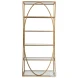 Metal Designs Gold Leaf Ellipse Etagere