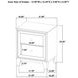 Welsley Walnut 2 Drawer Nightstand