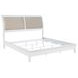 Bexhill White King Upholstered Panel Bed