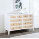Bexhill White 10 Drawer Dresser