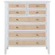 Bexhill White 8 Drawer Chest