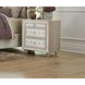 Antonella Ivory And Camel Nightstand