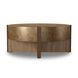 Bingham Antiqued Brass Aluminum Coffee Table