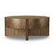 Bingham Antiqued Brass Aluminum Coffee Table