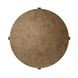 Bingham Antiqued Brass Aluminum Coffee Table