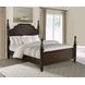 Andover Dark Oak California King Poster Bed