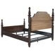 Andover Dark Oak California King Poster Bed