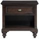 Andover Dark Oak 1 Drawer Nightstand