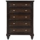Andover Dark Oak 5 Drawer Chest