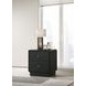 Cavelle Black 2 Drawer Nightstand