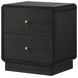 Cavelle Black 2 Drawer Nightstand
