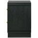 Cavelle Black 2 Drawer Nightstand