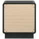 Cavelle Black 2 Drawer Nightstand