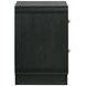 Cavelle Black 2 Drawer Nightstand
