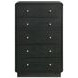 Cavelle Black 5 Drawer Chest