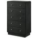 Cavelle Black 5 Drawer Chest