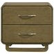 Amsbury Nutmeg 2 Drawer Nightstand