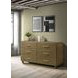 Amsbury Nutmeg 6 Drawer Dresser