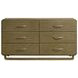 Amsbury Nutmeg 6 Drawer Dresser