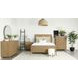 Arini Sand Wash Queen Upholstered Panel Bed