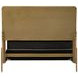 Arini Sand Wash and Cream California King Upholstered Panel Bed