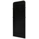 Arini Black Cane Weave Full Length Standing Floor Mirror