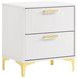 Kendall White 2 Drawer Nightstand