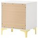 Kendall White 2 Drawer Nightstand