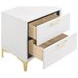 Kendall White 2 Drawer Nightstand
