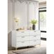 Kendall White 6 Drawer Dresser