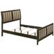 Wilkes Dark Cocoa Full Upholstered Panel Bed