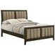 Wilkes Dark Cocoa Full Upholstered Panel Bed
