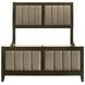 Wilkes Dark Cocoa Full Upholstered Panel Bed
