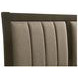Wilkes Dark Cocoa Full Upholstered Panel Bed