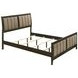 Wilkes Brown California King Upholstered Panel Bed