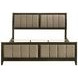 Wilkes Brown California King Upholstered Panel Bed
