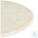 Belle Cream Marble Round Dining Table