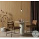 Belle Cream Marble Round Dining Table